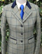 J 84 light green tweed with green, navy, amber and yellow overcheck.JPG
